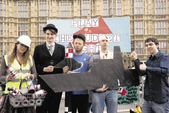 Day of action outside Houses of Parliament  Photo: Edurne Aginaga